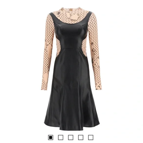 Marine Serre | Dresses | Marine Serre Regenerated Leather Hybrid Stretch Dress | Poshmark Marine Serre | Dresses | Marine Serre Regenerated Leather Hybrid Stretch Dress | Poshmark